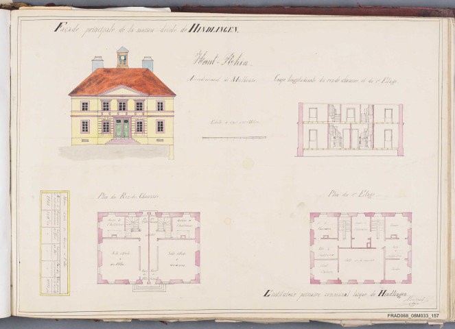 Hindlingen - école des garçons et filles
