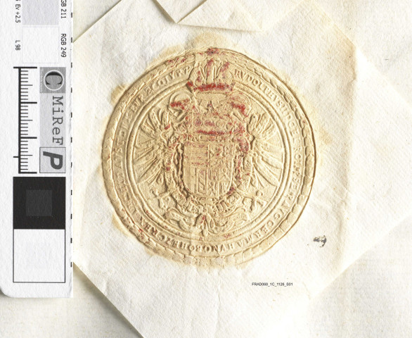 Diplôme de l'empereur Rodolphe II