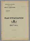Plan d'évacuation de la population civile ; livret d'évacuation "A", Bétail