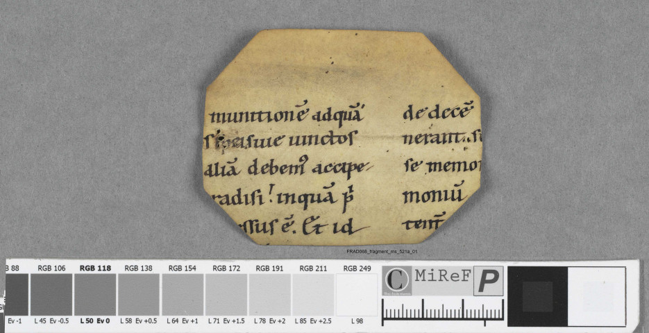 Fragment ms 521a