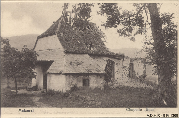 Metzeral : chapelle "Emm"