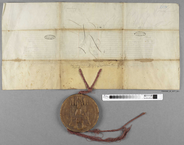 Armoiries concédées par Frédéric III aux frères Hamling