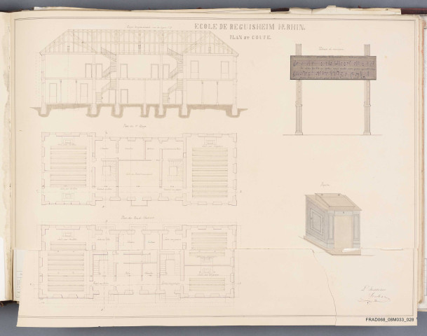 coupe et plan