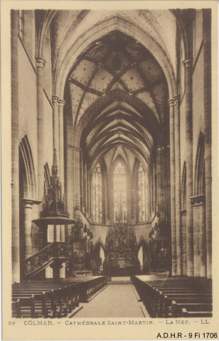 Colmar, église Saint-Martin : la nef