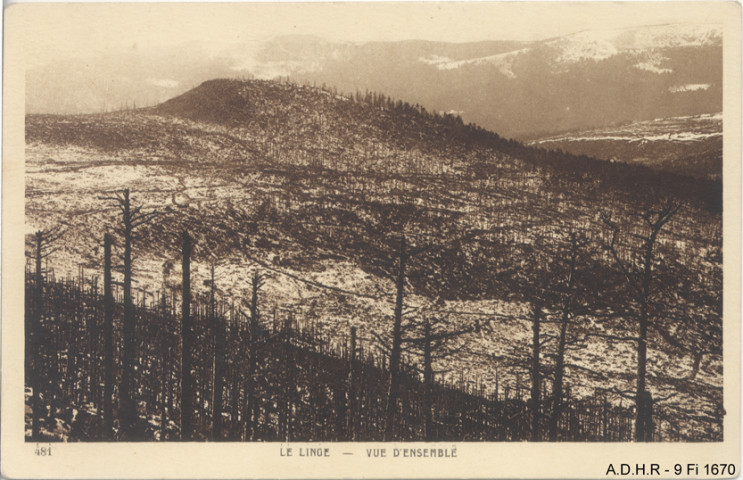 Le Linge, vue d'ensemble