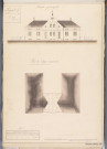 façade et plan des mansardes
