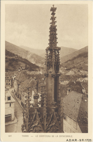 Thann : le chapiteau de la collégiale