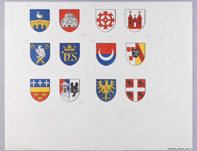 Armorial des communes du Haut-Rhin. Chefs-lieux de cantons, tome 1