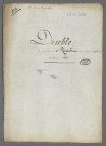 Double de répertoire chronologique Risacher