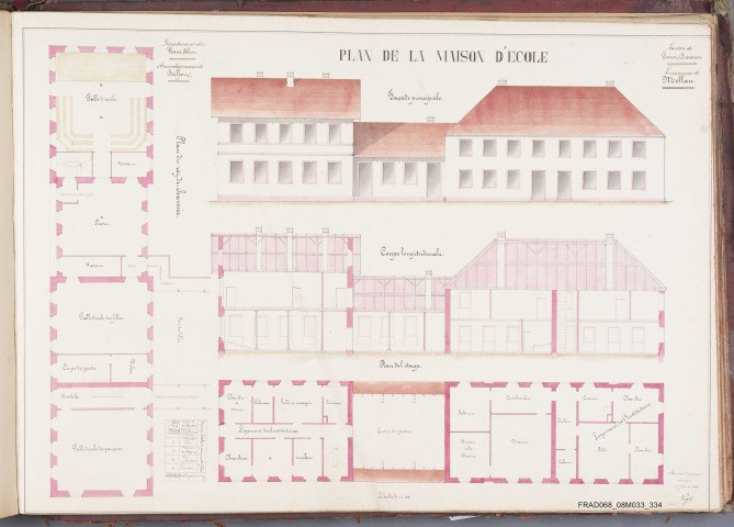 Mollau - école des garçons et filles