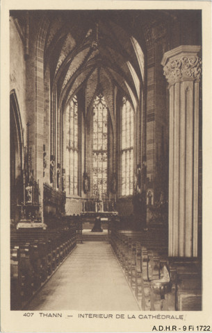 Thann : intérieur de la collégiale