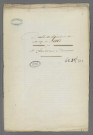 Double et copie de répertoire chronologique Me Francis Ferdinand Simon