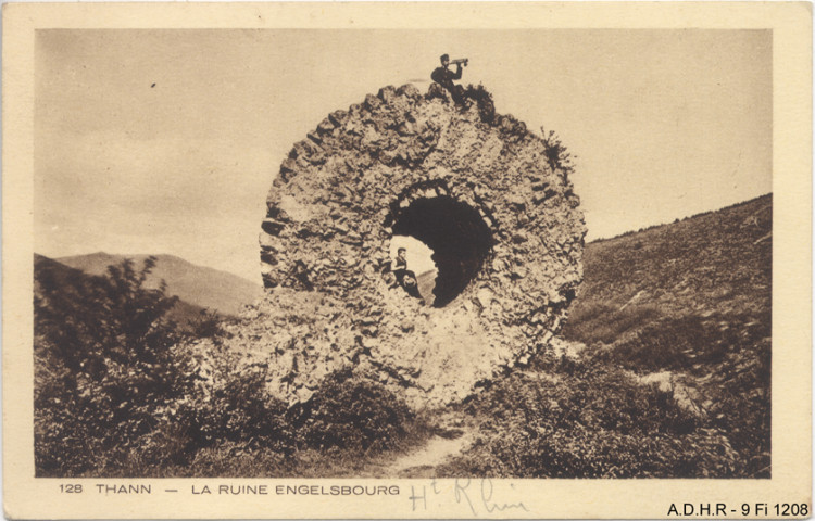 Thann : ruines du château de l'Engelsbourg