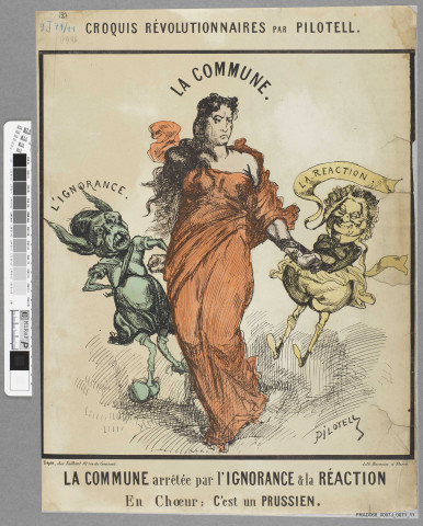 Caricatures sur la guerre de 1870 et la Commune