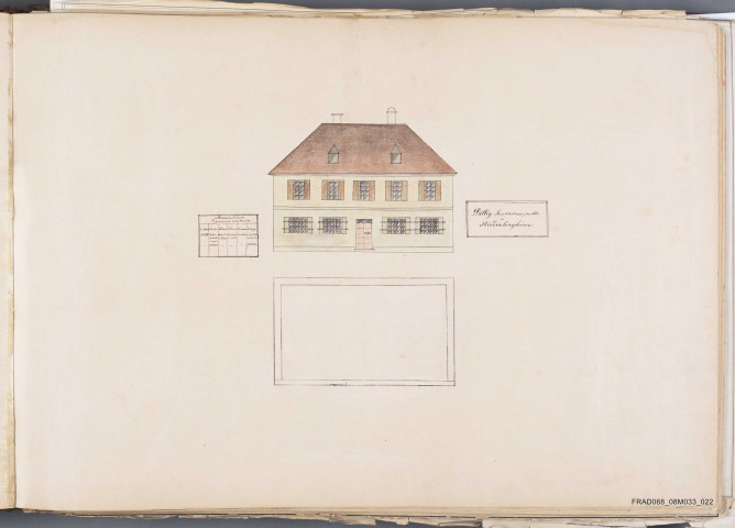 Niederhergheim - école des garçons