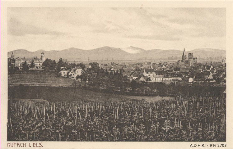 Rouffach, vue générale