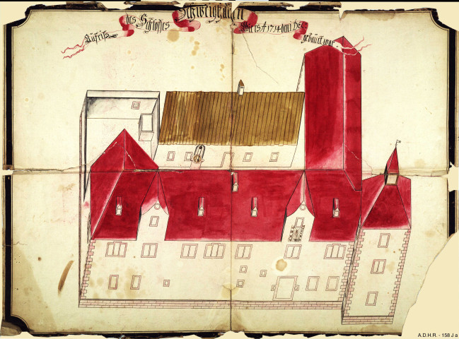 Plan du château de Schweighouse