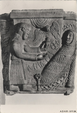 Colmar : musée Unterlinden : sculpture "marie l'Egyptienne