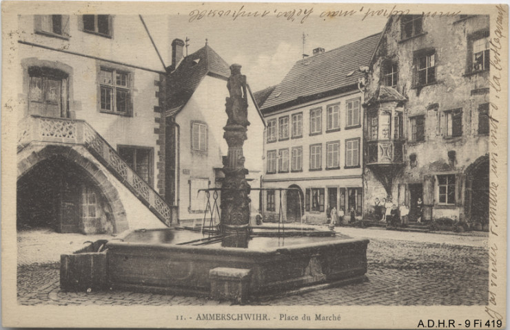 Ammerschwihr : place du Marché