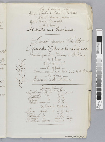 Fêtes et cérémonies locales