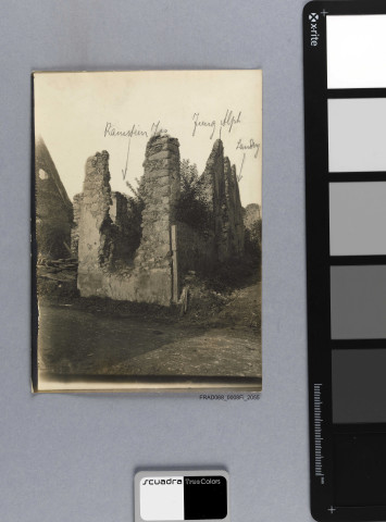 devant (rue) Ranstein Joseph - Jung Alphonse - Landry