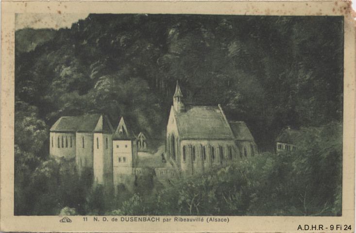 Dusenbach : vue générale et chapelle