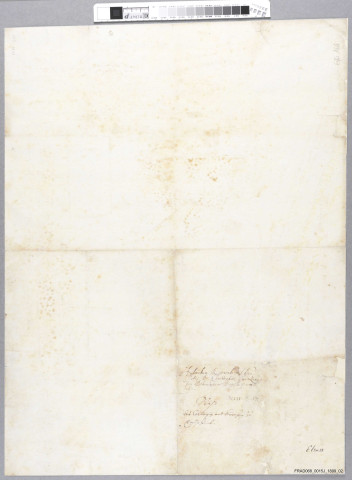 Plan du collège des Jésuites d'Ensisheim. Projet de 1628