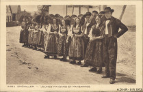 Engwiller, jeunes paysannes et paysans