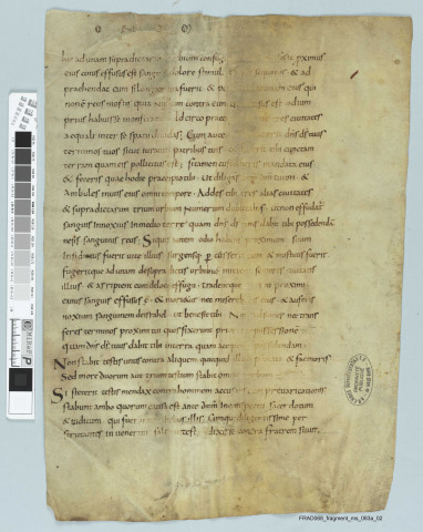 Fragment ms 083a