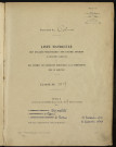 Bureau de recrutement de Colmar : table alphabétique et liste matricule des engagés volontaires non encore inscrits au registre matricule et des hommes des réserves étrangers à la subdivision pris en domicile (en 1 volume)