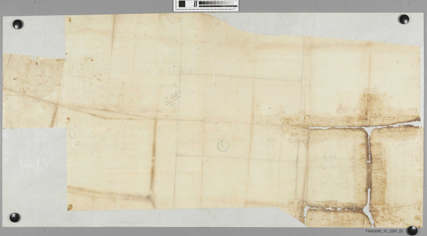 1 plan du moulin de Kembs