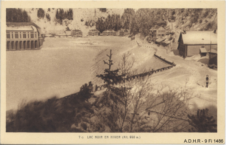 Le Lac Noir en hiver