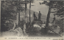 Hohneck : du rocher de la Source vue sur la vallée de Munster