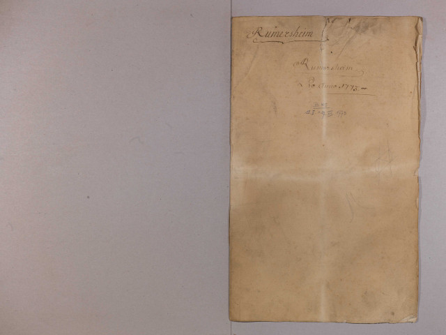 1773-1789 Rumersheim-le-Haut