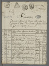 Doubles de répertoires chronologiques Me François Antoine et Me François Thiébaut Gast