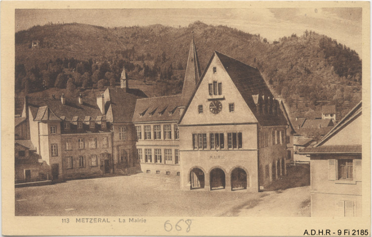 Metzeral, la mairie