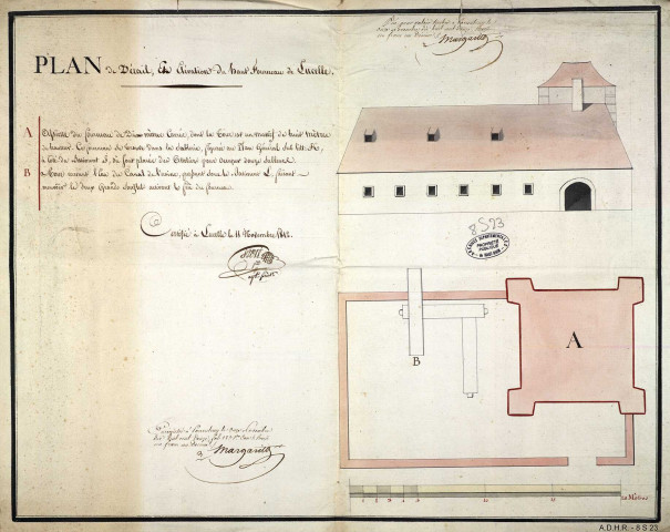 Lucelle et dépendances (Mettemberg, Liesberg, Courtavon, Winkel, etc.): forge (dite de Saint-Pierre), haut-fourneau et tréfilerie Girardin, puis Paravicini 