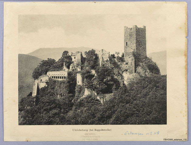 Ribeauvillé : Ulrichsburg (bei Rappoltsweiler
