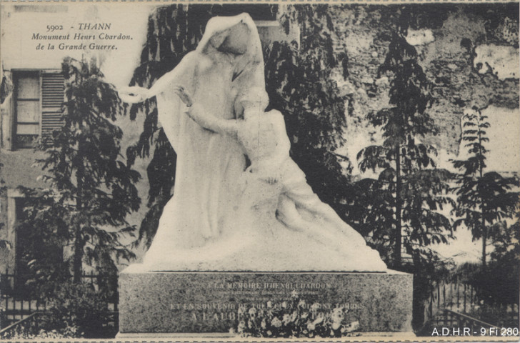 Thann : monument Henri Chardon de la Grande Guerre