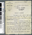 Lettre de l'Etat-Civil militaire au sujet de l'emplacement de la tombe d'Edmond BOLLECKER.