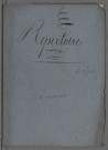 Double de répertoire chronologique Me Louis Jean Arbogast Knopff