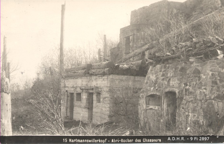 Hartmannswillerkopf : Abri-Rocher des Chasseurs