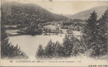 Hohneck, vue sur le lac de Longemer