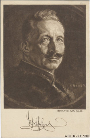 Empereur Guillaume II (peinture de Karl Bauer)