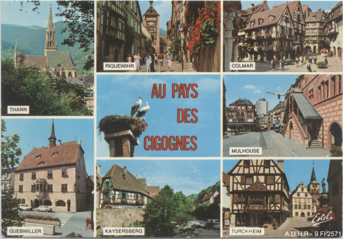 Au pays des cigognes, Thann, Riquewihr, Colmar, Mulhouse, Guebwiller, Kaysersberg, Turckheim