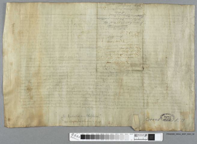 Jugement dans procès entre le couvent de Blotzheim et Claus Ruchelin