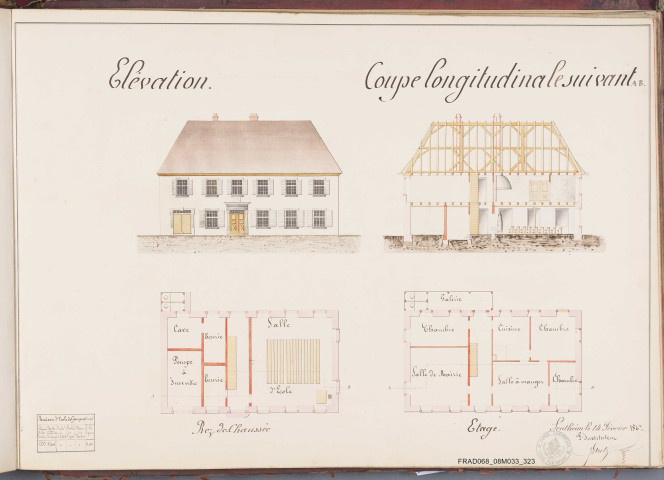 Sentheim - école des garçons et filles