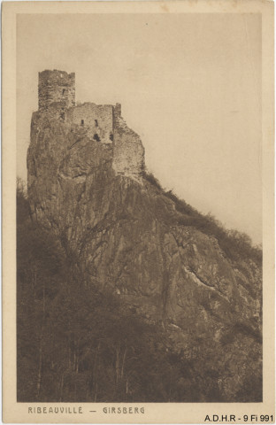 Ribeauvillé : château du Girsberg (ruines)
