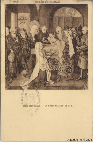 Colmar, Musée Unterlinden, école Schongauer "La Présentation de Notre Seigneur"