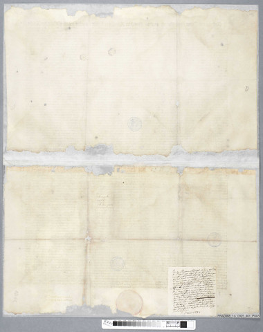 Edit de l'empereur Rodolphe II proscrivant les draps anglais